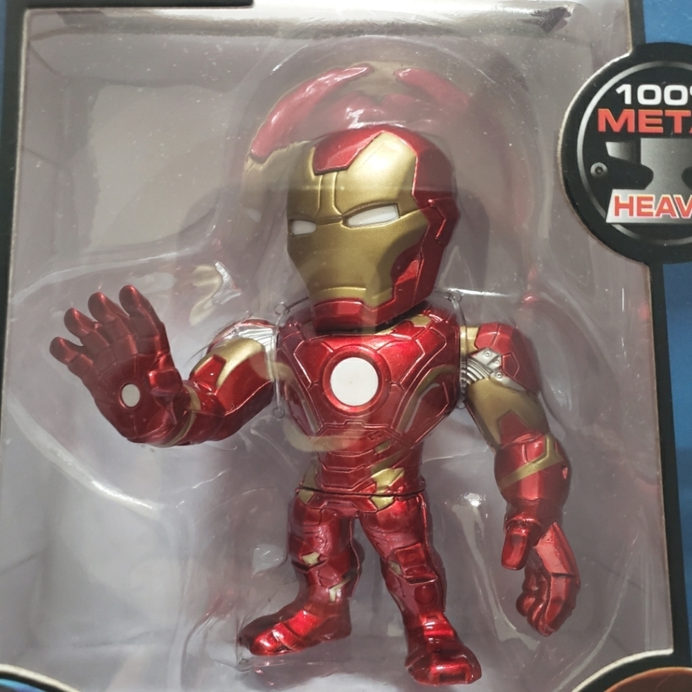NIB Metal Die Cast Civil War Iron Man American 4" Figure